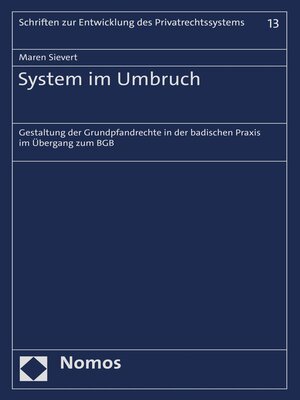 cover image of System im Umbruch